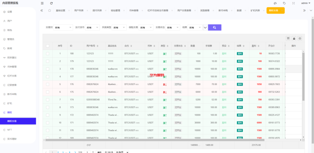 图片[18]-最新多语言交易所源码/期权/合约币币交易/IEO/质押-华为源码网-精品源码网站
